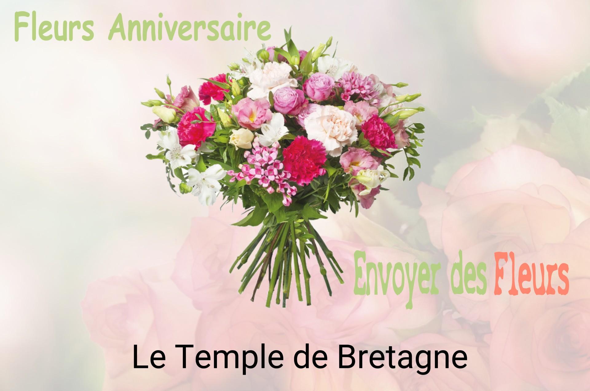 Bouquet de fleurs d’anniversaire livré à Le Temple-de-Bretagne