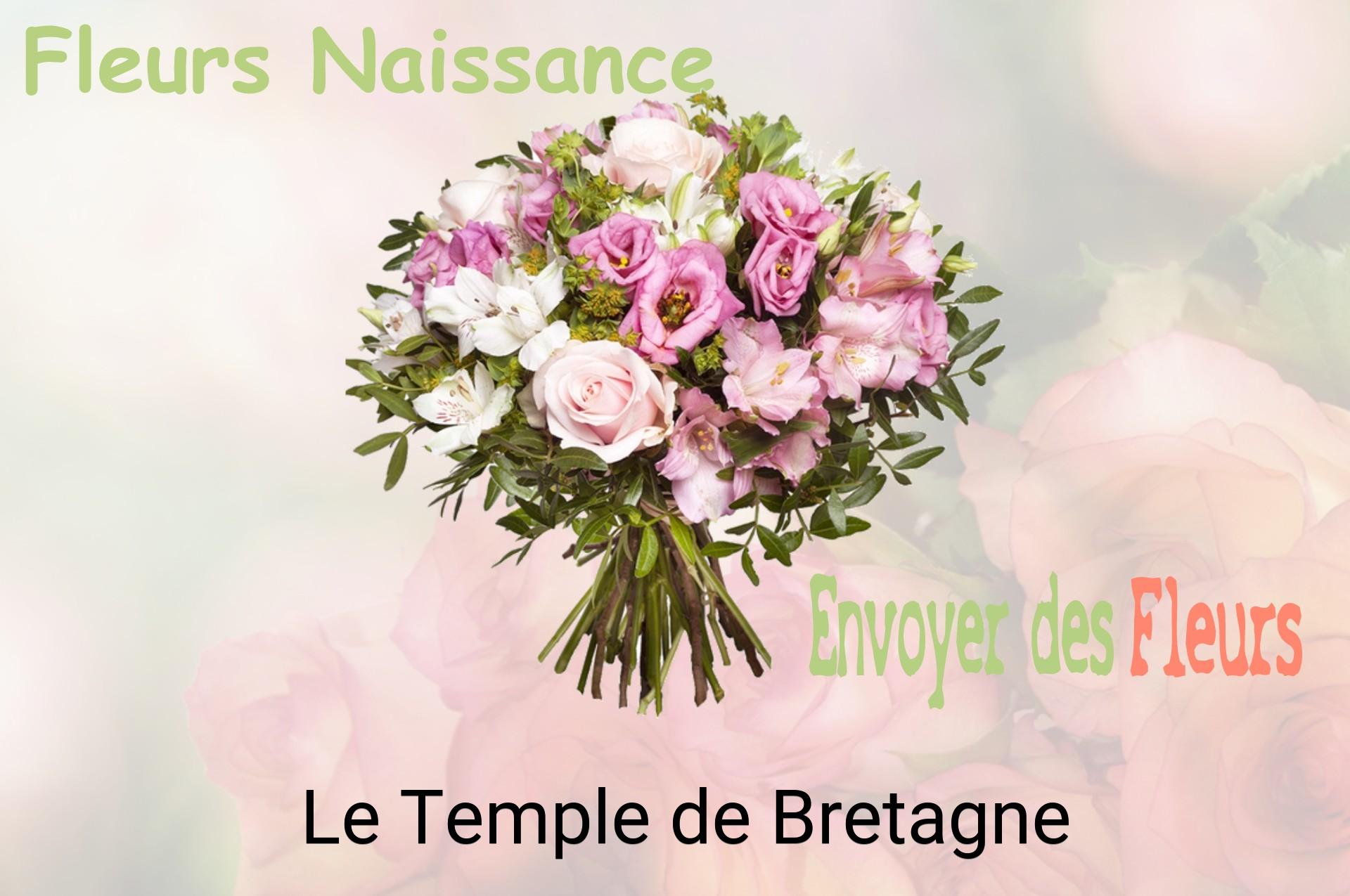 Bouquet de fleurs de naissance livré à Le Temple-de-Bretagne